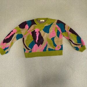 Multi colored sweater